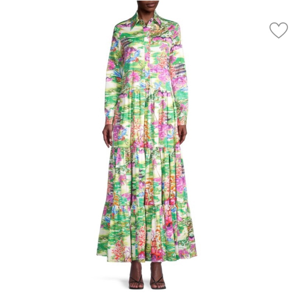 Stella Jean Colorful Maxi Dress